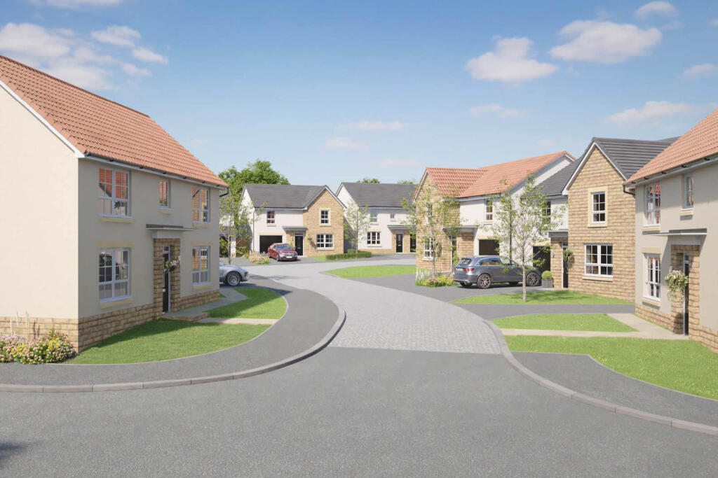 Street scene of houses