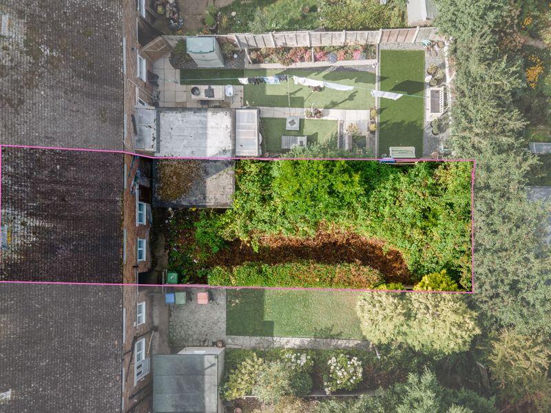 Substantial private garden