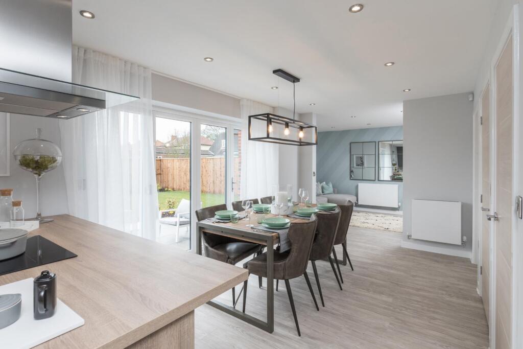Kitchen/dining/family area