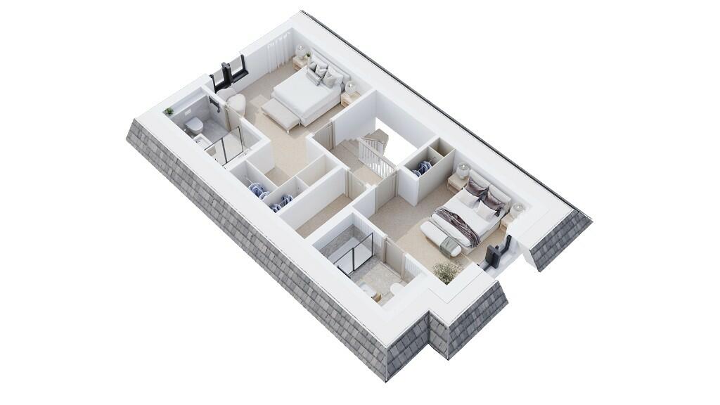 Plot 2 - SF 3D Plan