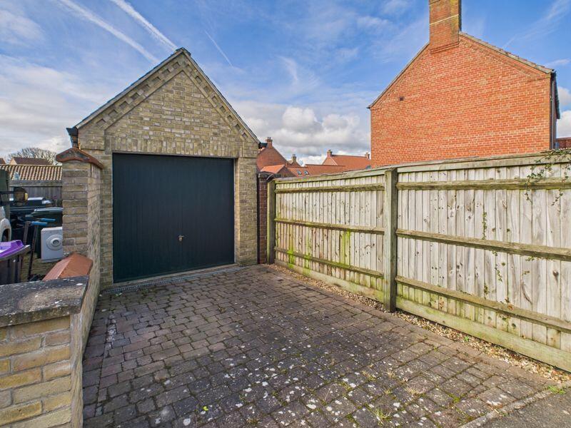 Garage and parking space