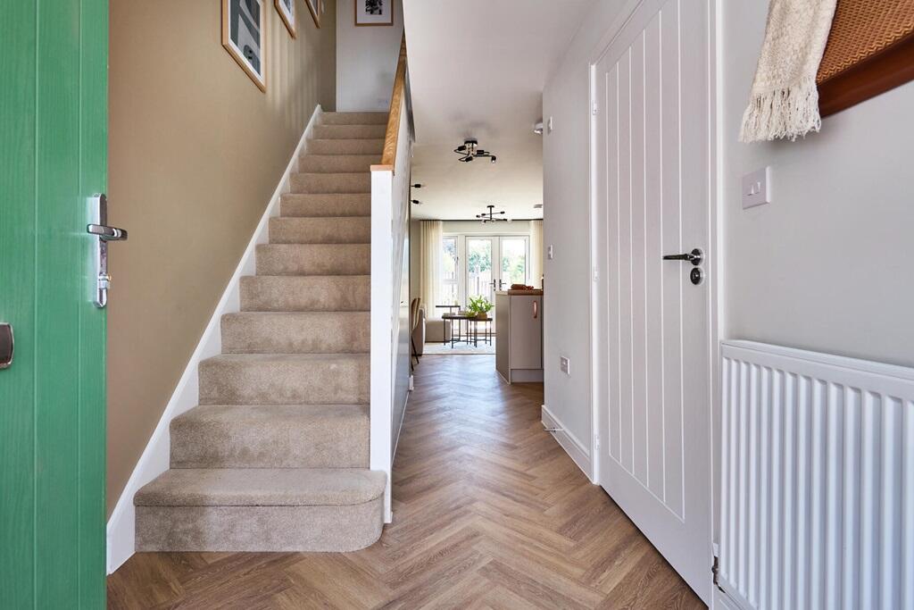 Spacious and bright hallway