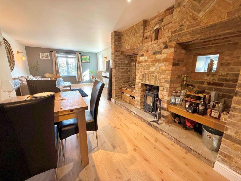 Dining Area &amp; Fireplace