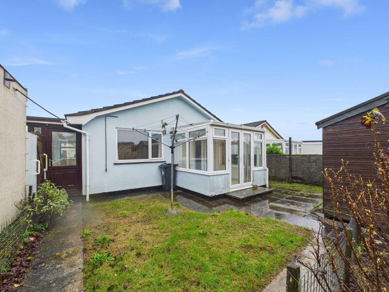 Garden and rear elevation