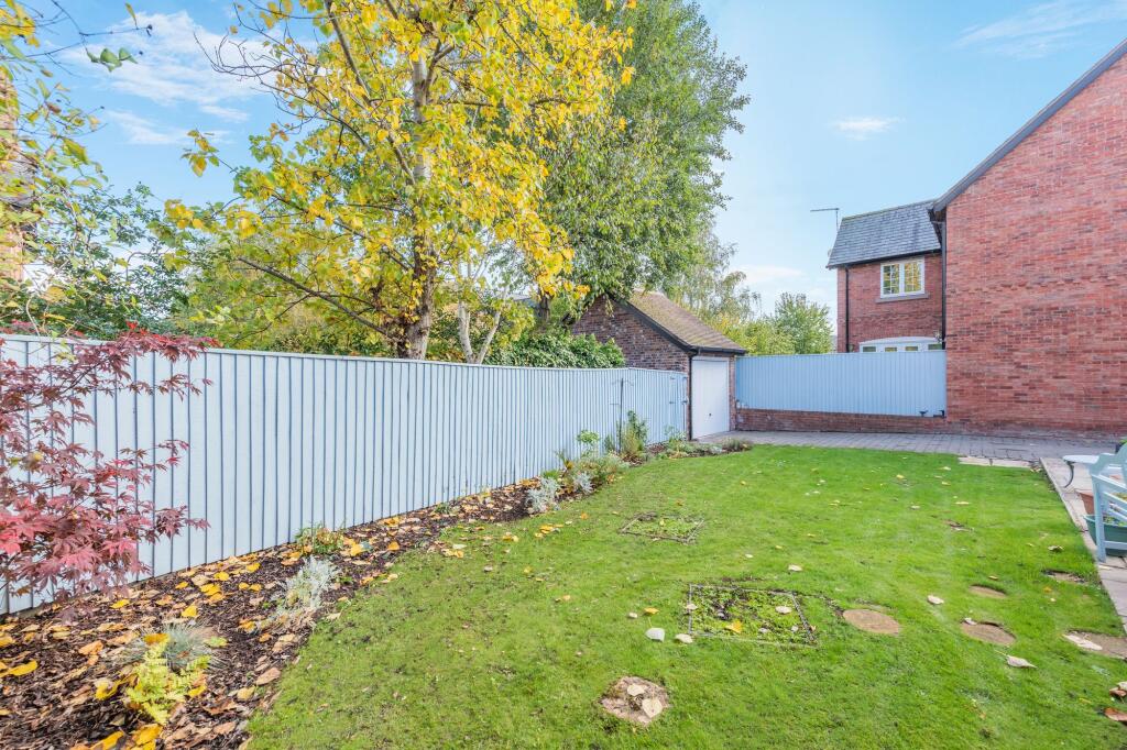 Rear garden
