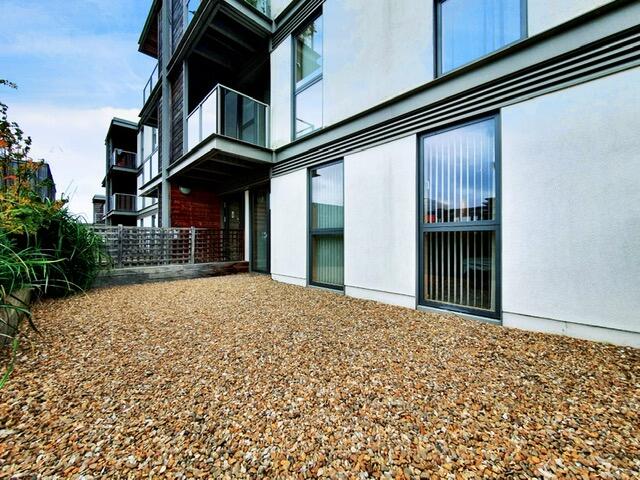 Private Garden Level Patio Area