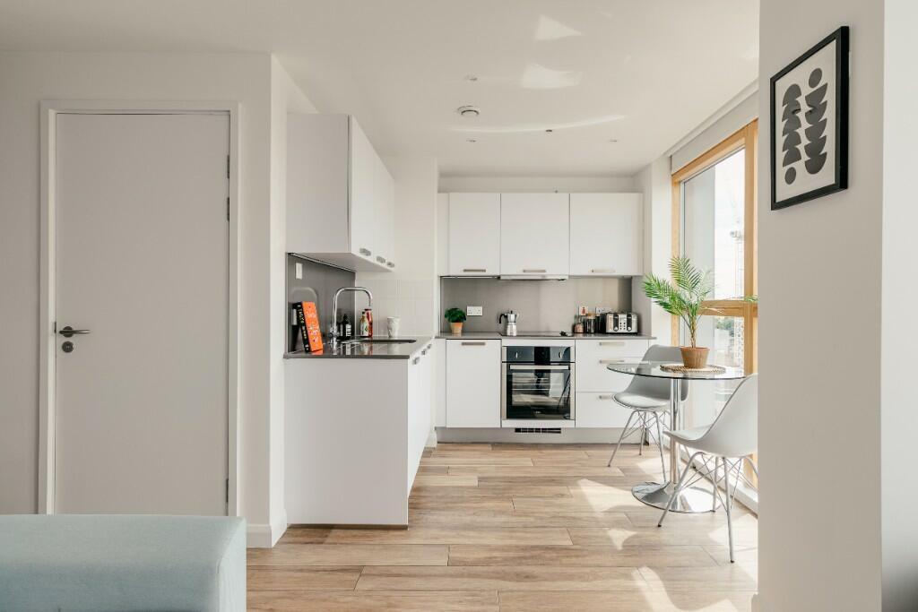 Kitchen and living