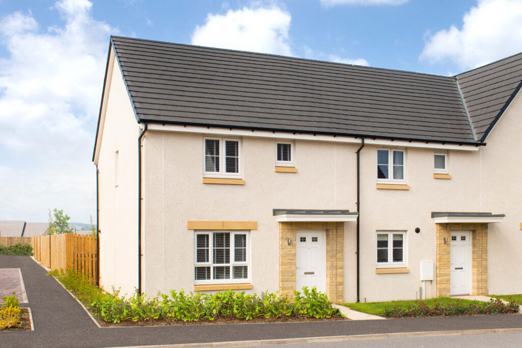 External view of 3 bedroom terraced Coull house type