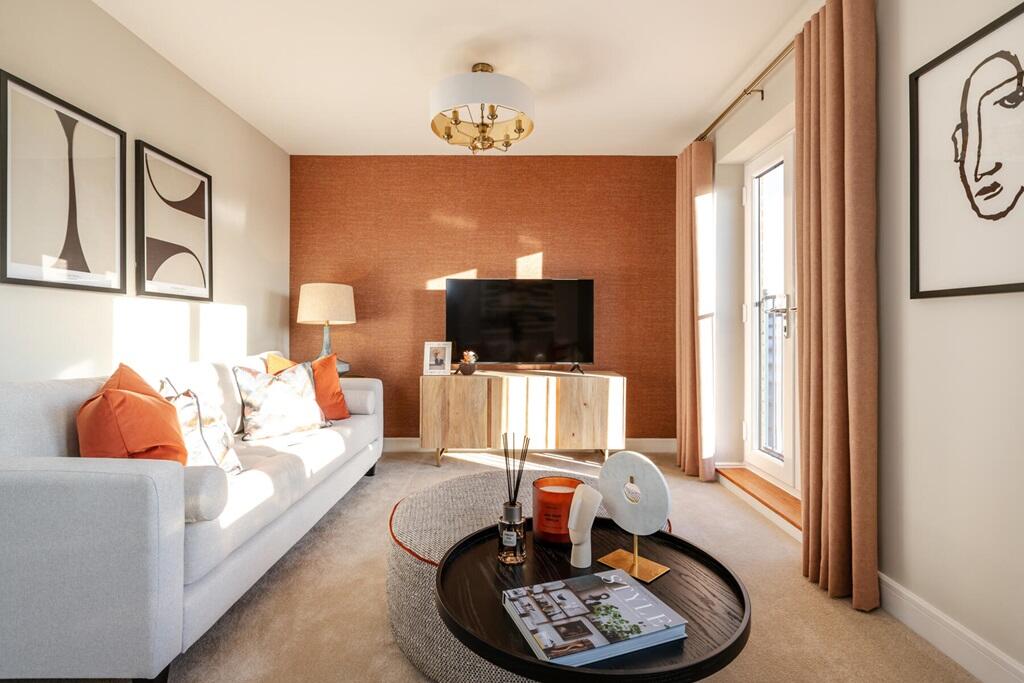 Additional living space on the first floor features a Juliet balcony and plenty of space for two so