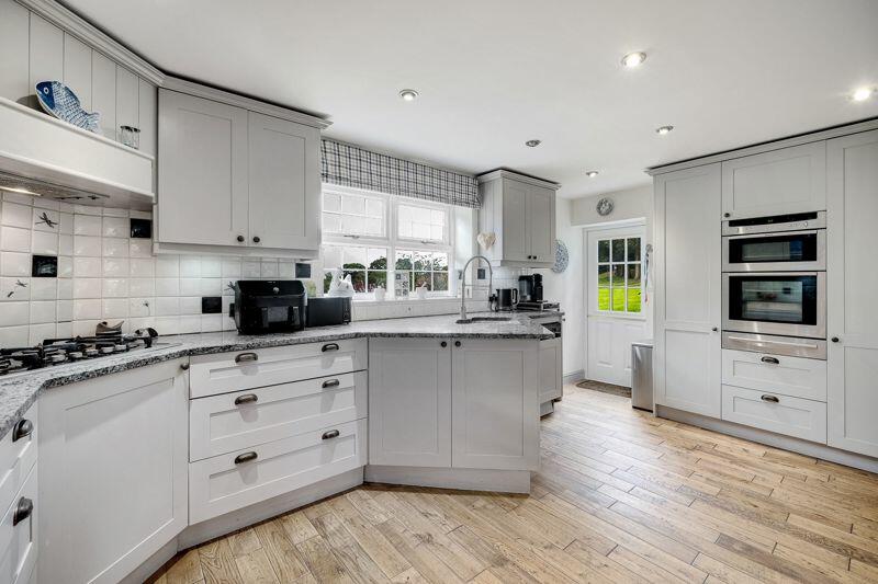 Open plan breakfast kitchen