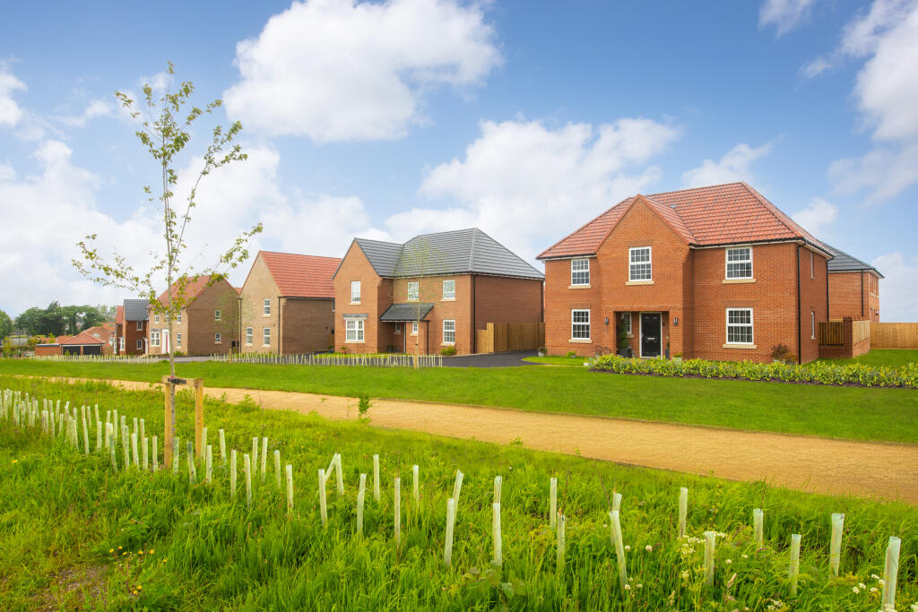 Outside view of 4 bedroom homes at Doxford Green