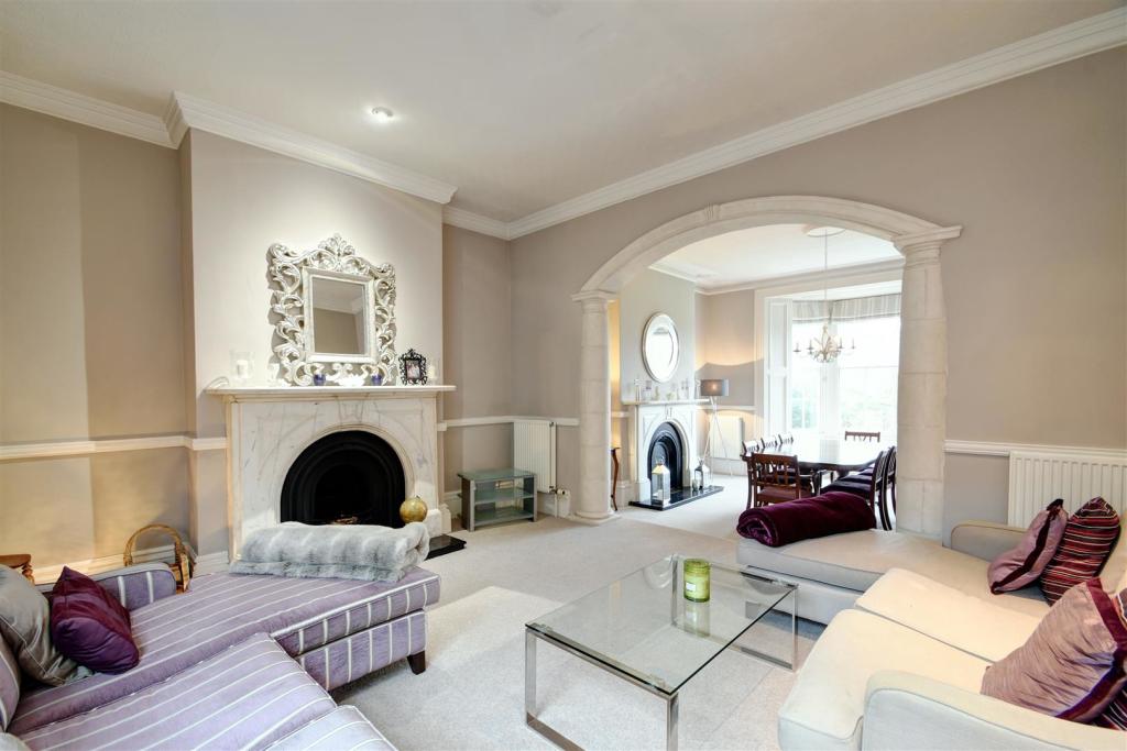 Drawing room to dining room