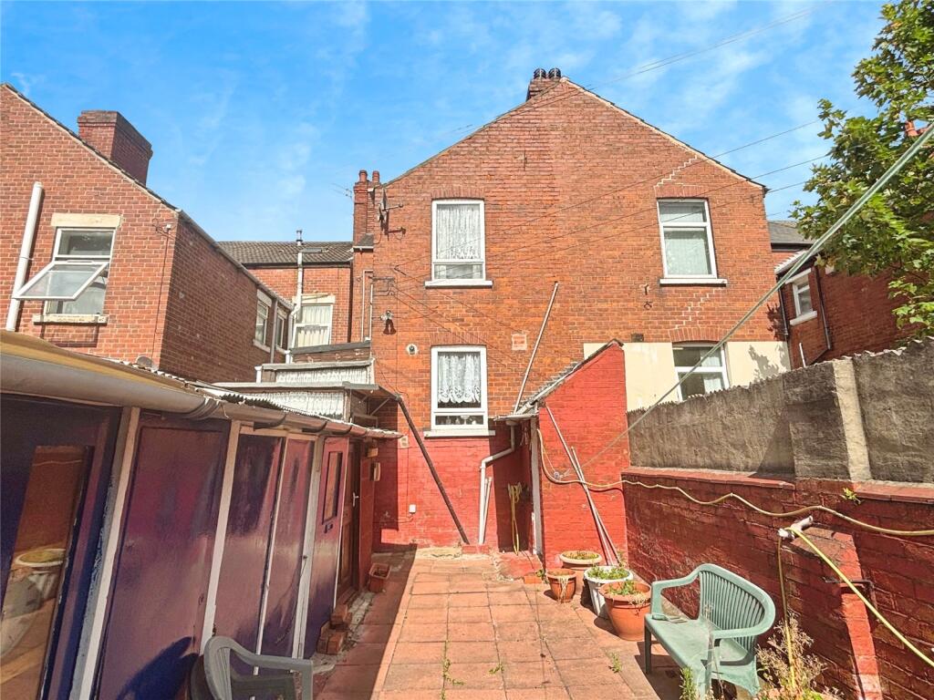 Rear Of Home
