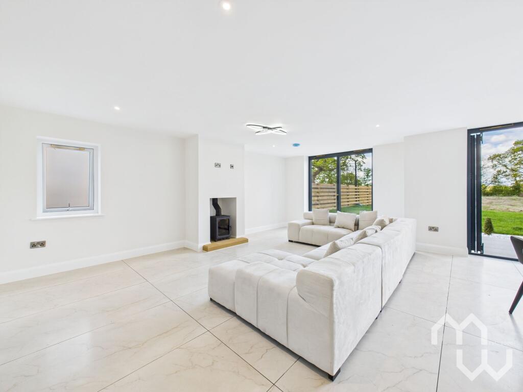Open plan living area