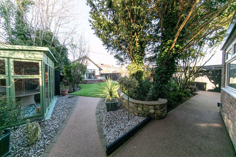 Private South facing garden