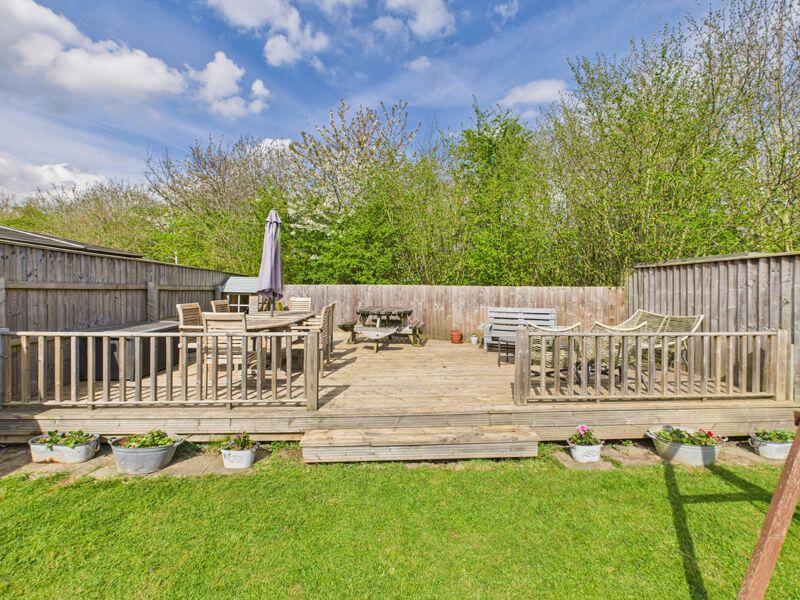 Rear decked terrace