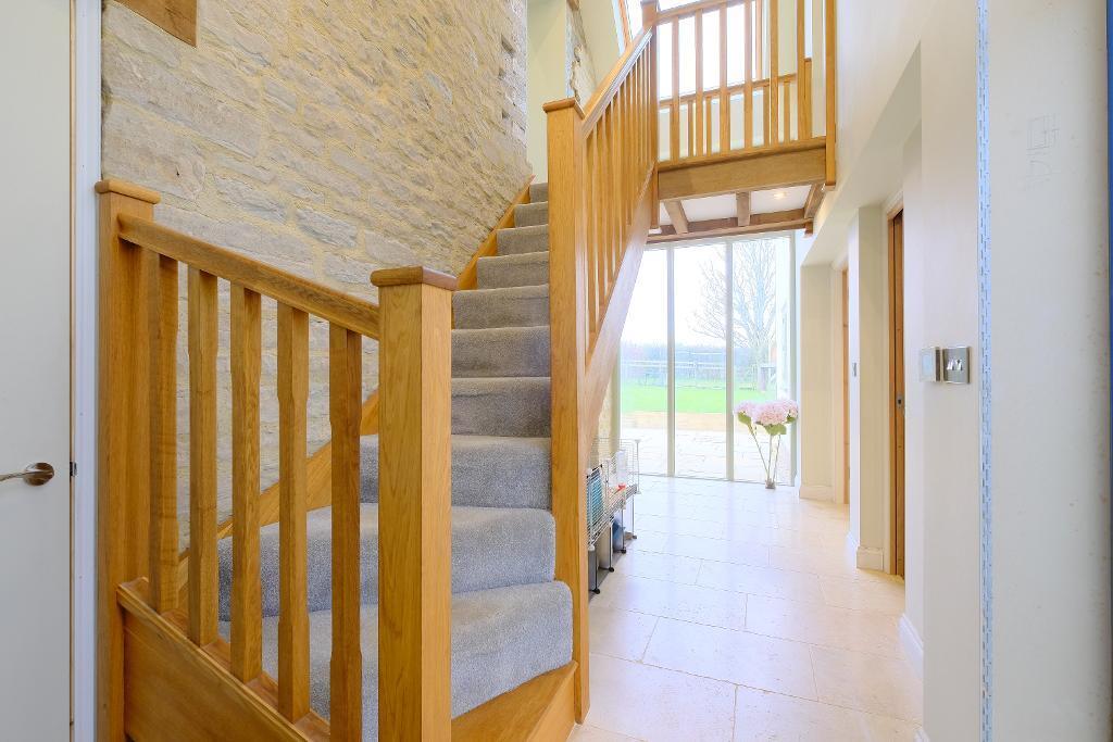 Hallway with underfloor heating