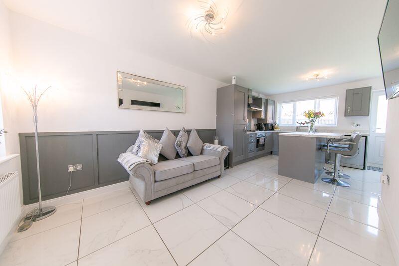 Kitchen, living and dining space