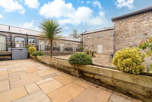 View of the courtyard from the property