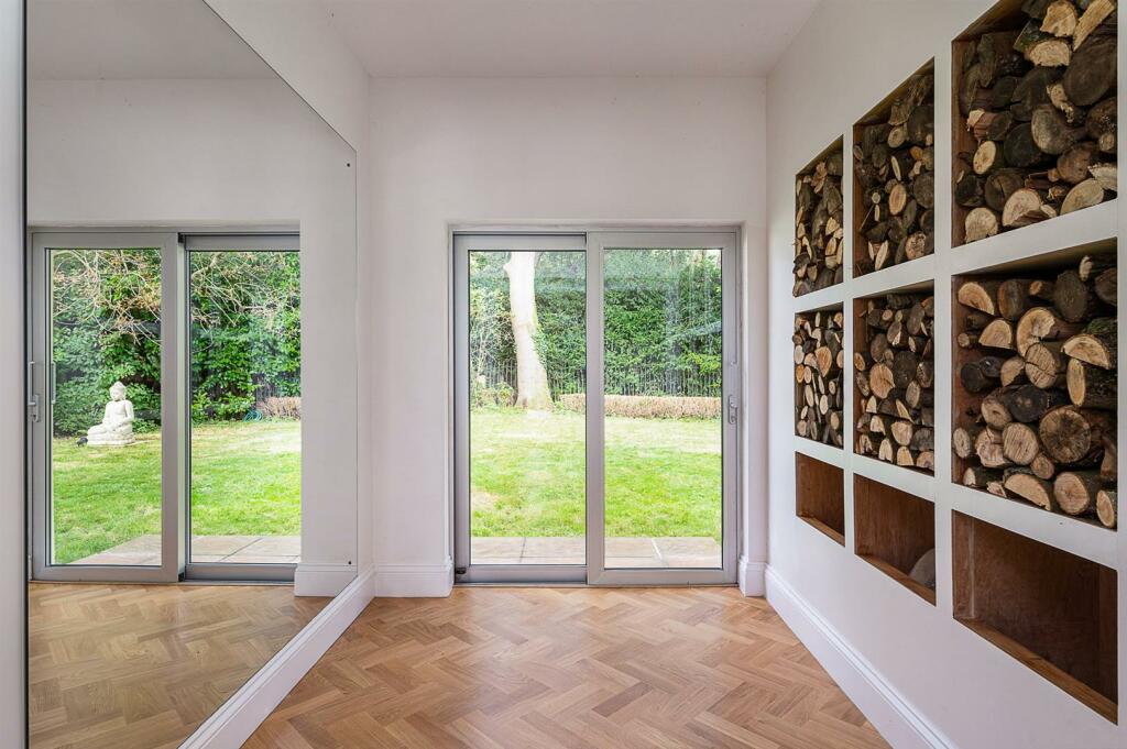 Back door from corridor