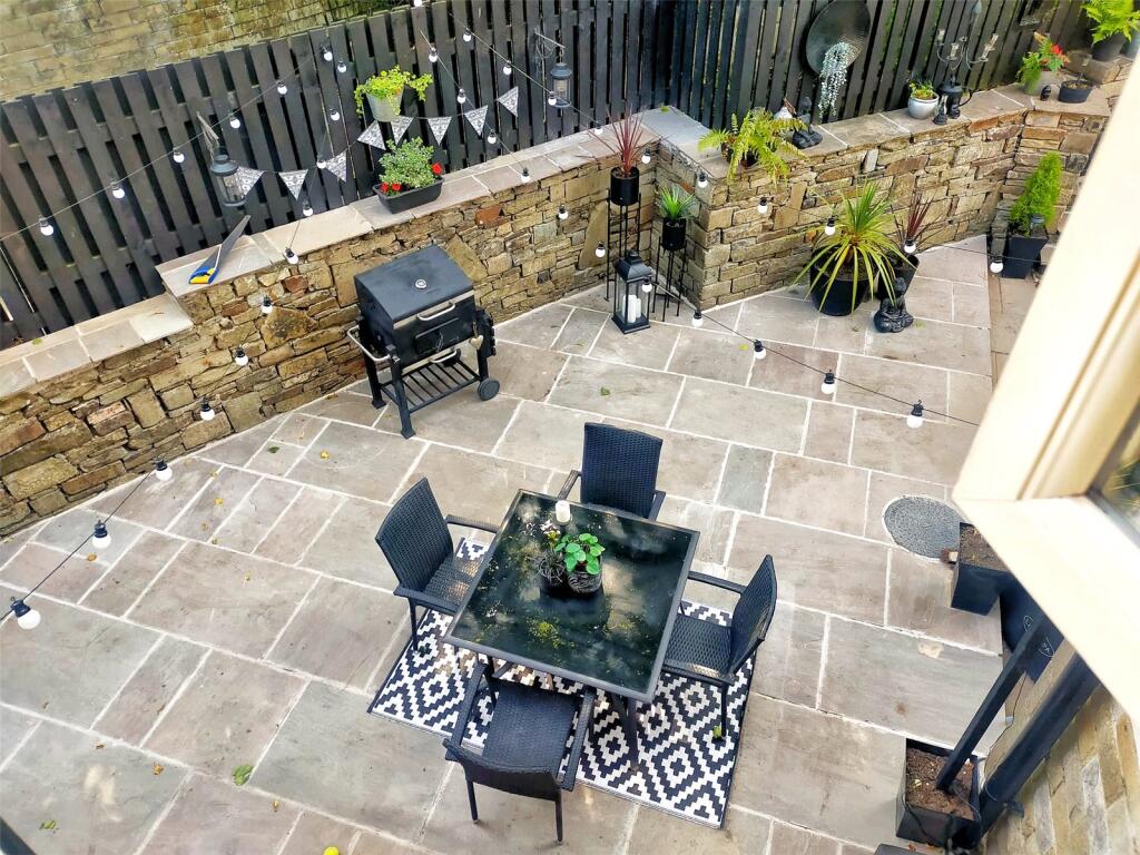 Rear Stone Patio