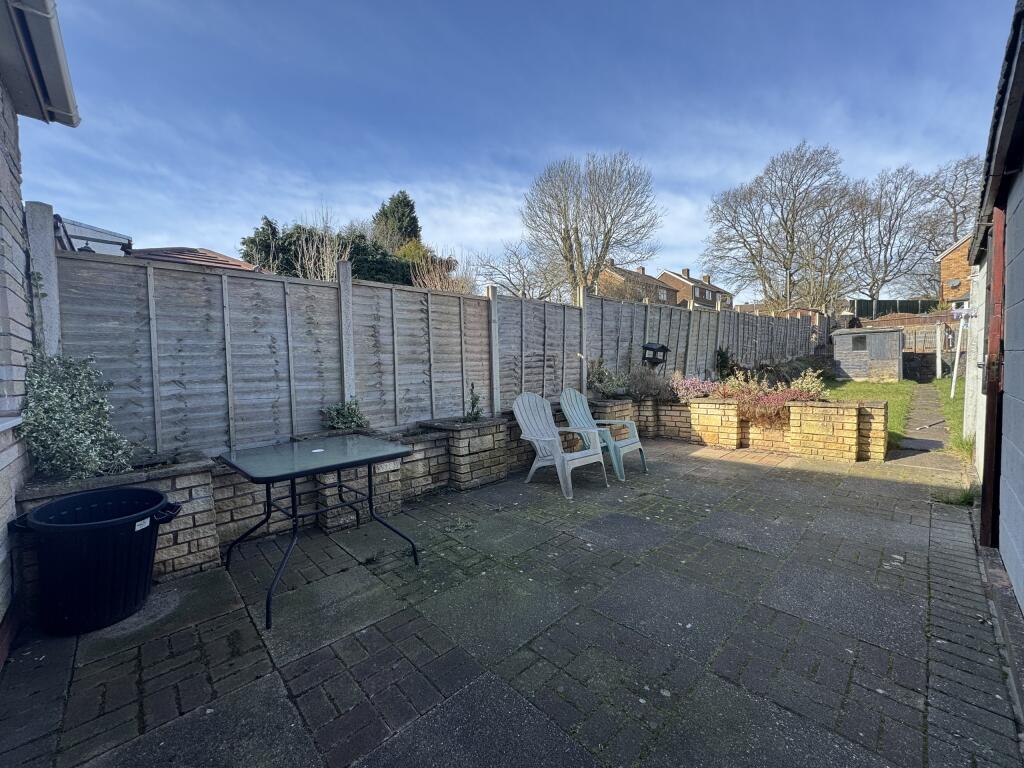 Rear patio
