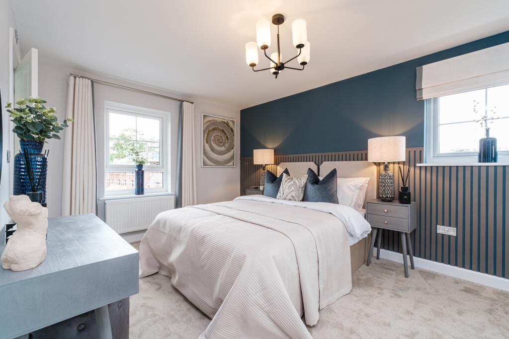 Interior view of the bed 1 in our 4 bed Alderney home