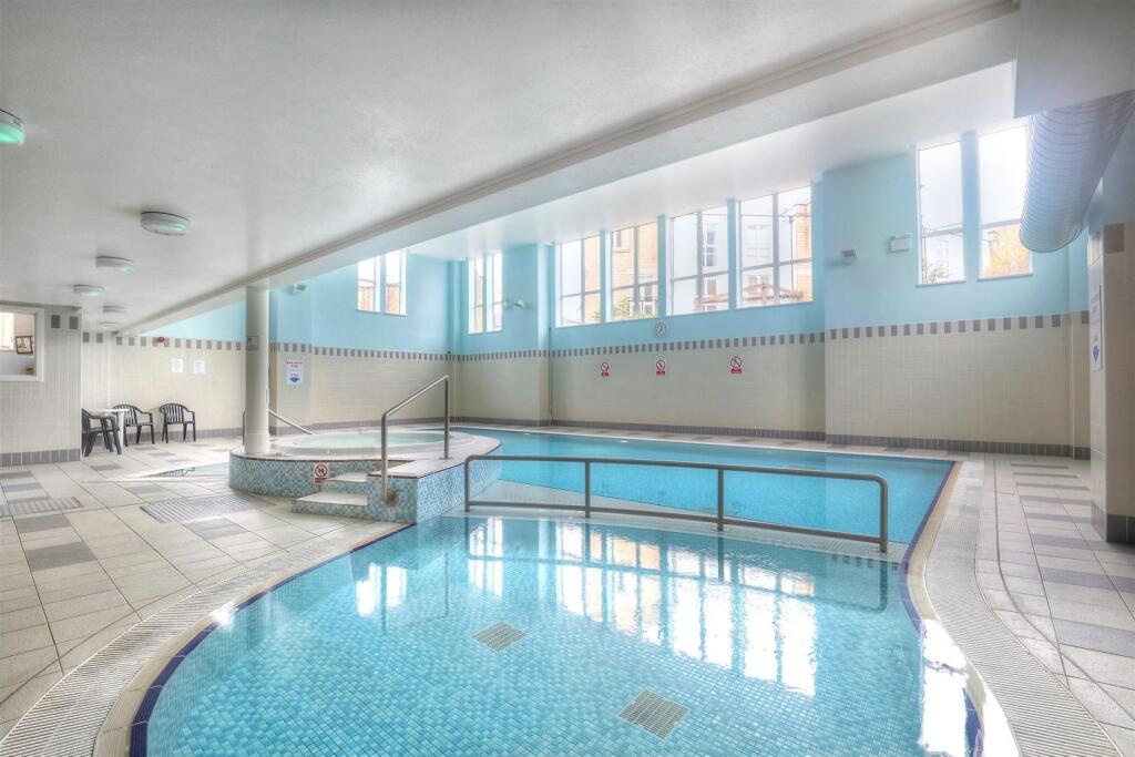 Communal leisure centre pool