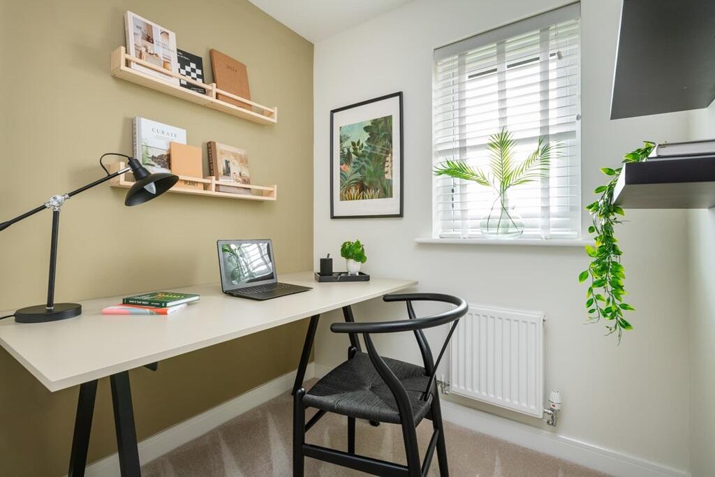 A dedicated study is ideal for those who work from home