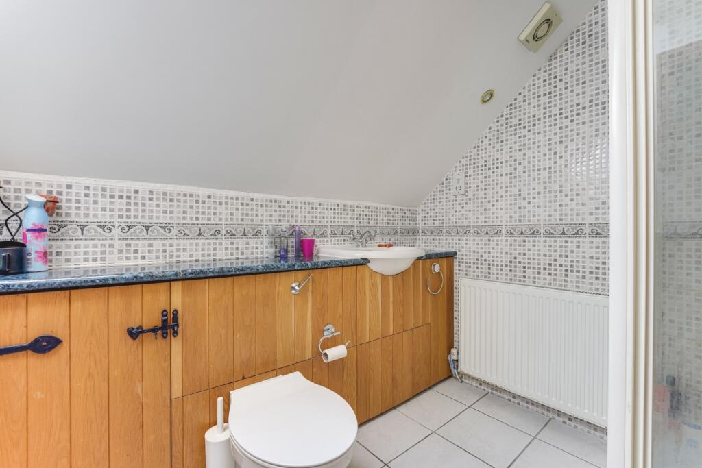 Upstairs shower room