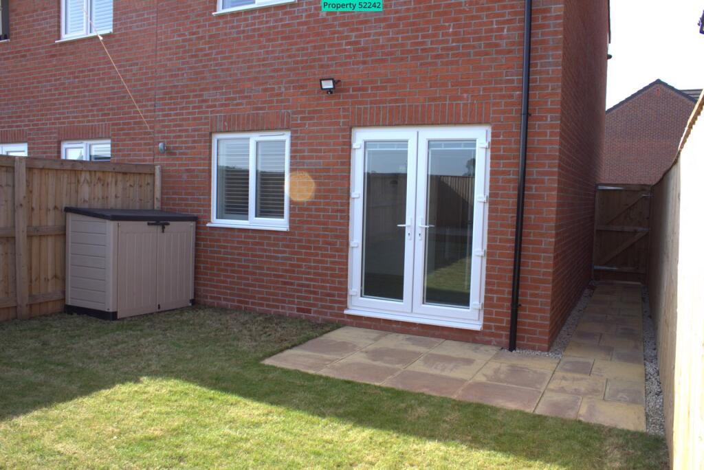 Rear garden