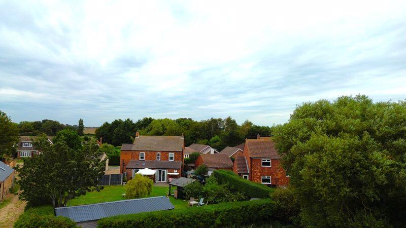 Elevated rear garden
