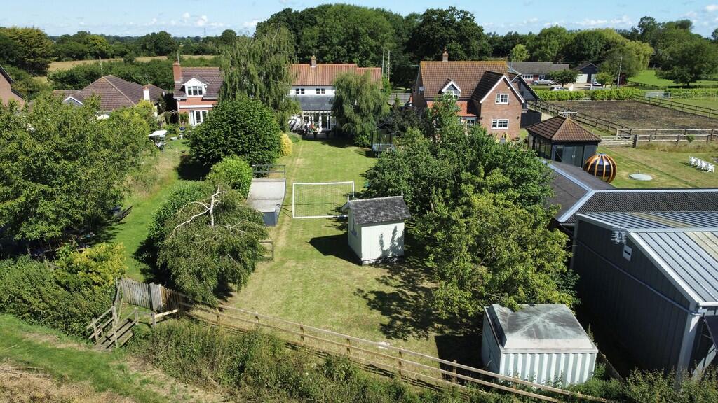 Drone back garden