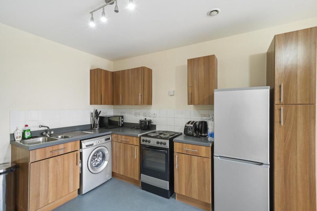 Open plan lounge kitchen