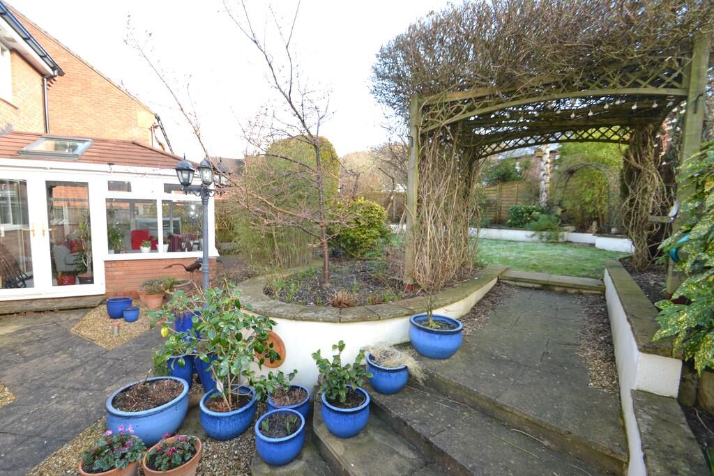 Archway and Patio...