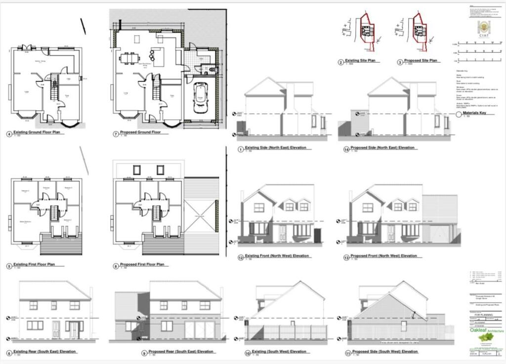 EXISTING AND PROPOSED PLANS