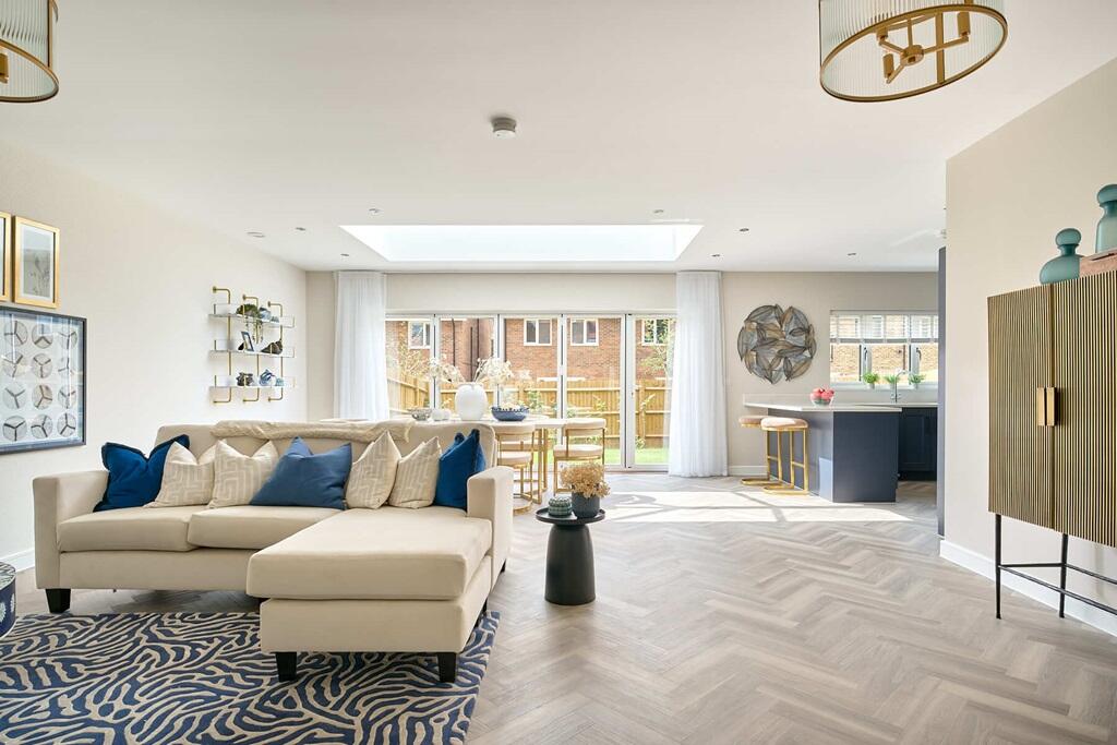 Hub of the home - spacious family/dining/kitchen area