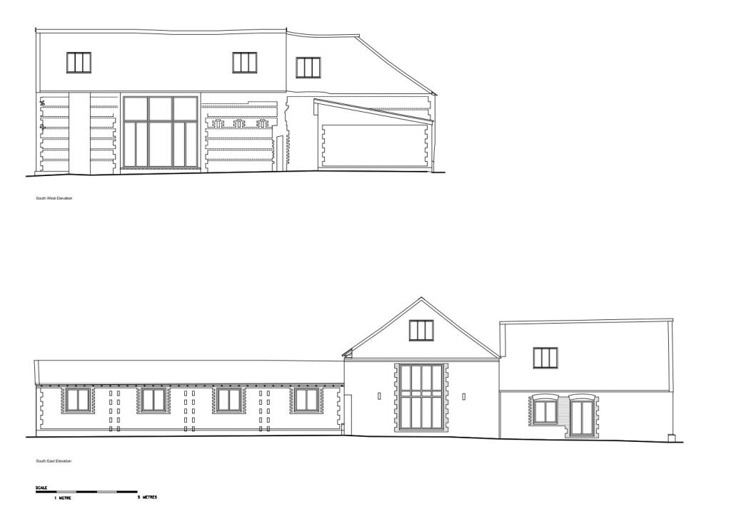 SW &amp; SE Elevations