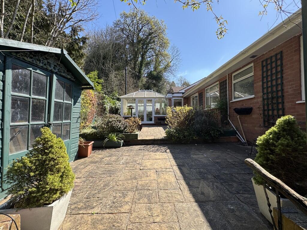 Rear patio area f...