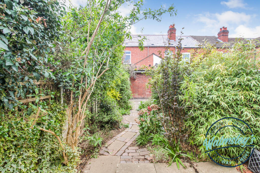 Mature rear gardens