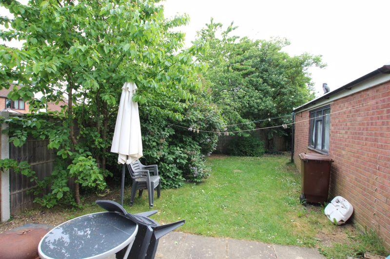 Area of rear garden