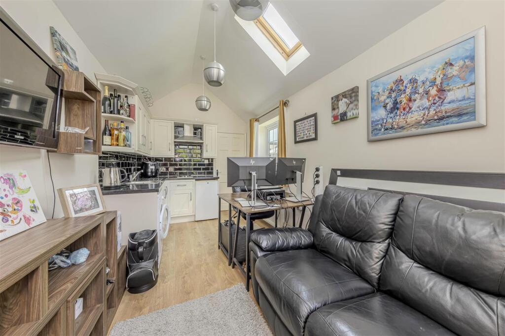 Living Area and Kitchen