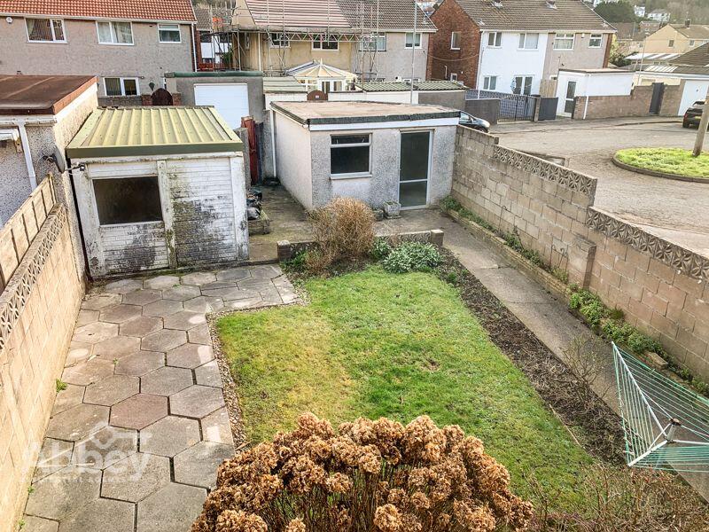 View of the rear garden