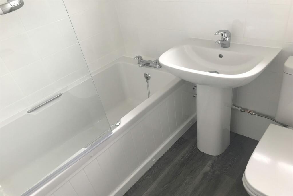White bathroom suite
