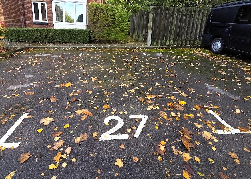 Allocated parking space