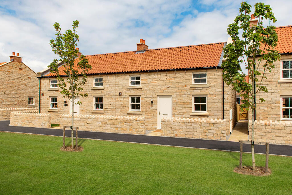The exterior of Plot 47 The Cayton 2 bedroom home at St Johns View, Cayton