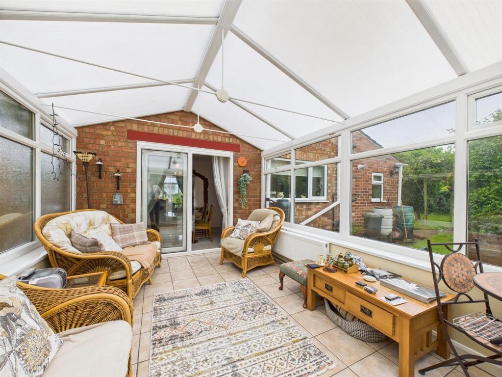 Upvc conservatory: