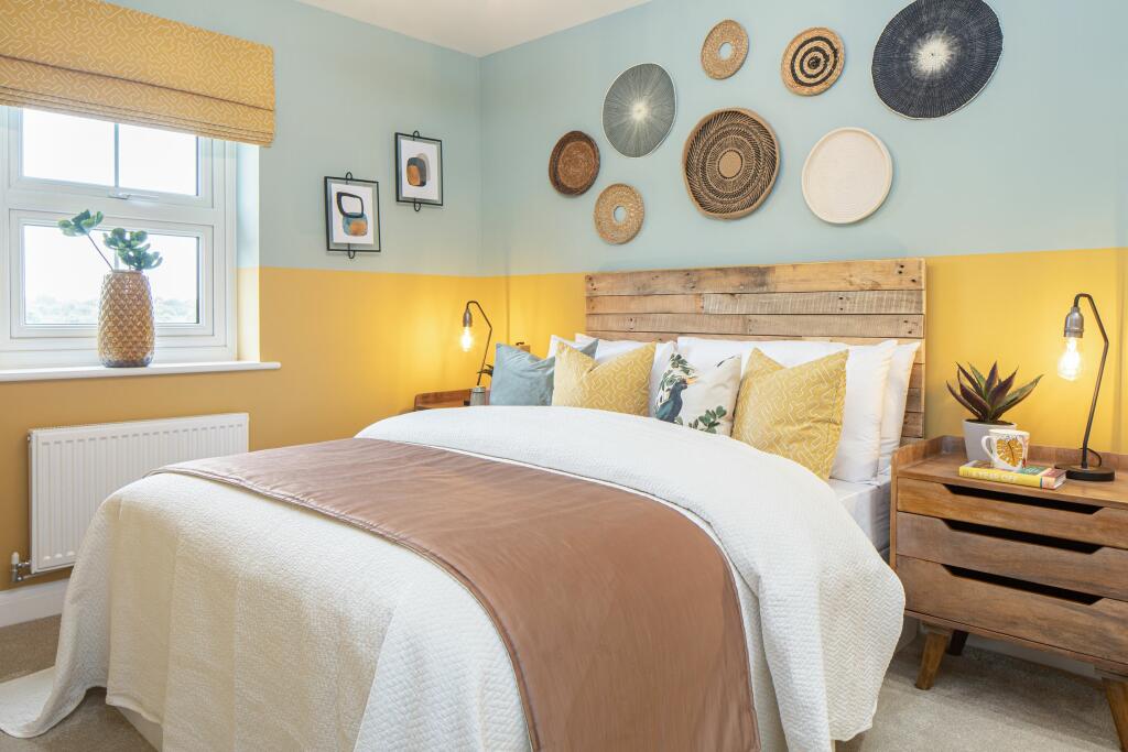 Double bedroom of the Archford semi-detached 3 bedroom home