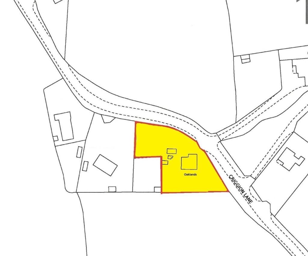 Land plan Oaklands, Trewern.jpg