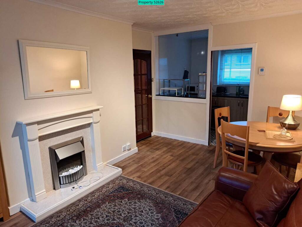 Living room fireplace